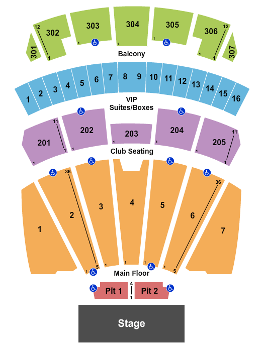 Arizona Financial Theatre Maxwell Seating Chart